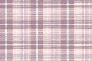 Purple Tartan Pattern Design Texture Is Made With Alternating Bands of Coloured  Pre Dyed  Threads Woven as Both Warp and Weft at Right Angles to Each Other. vector