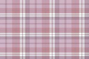 Purple Tartan Pattern Seamless Texture Is Made With Alternating Bands of Coloured  Pre Dyed  Threads Woven as Both Warp and Weft at Right Angles to Each Other. vector