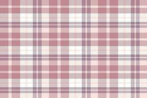 Purple Tartan Pattern Fabric Design Texture Is Made With Alternating Bands of Coloured  Pre Dyed  Threads Woven as Both Warp and Weft at Right Angles to Each Other. vector