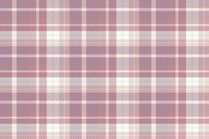 Purple Tartan Pattern Design Textile Is Woven in a Simple Twill, Two Over Two Under the Warp, Advancing One Thread at Each Pass. vector