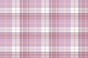 Purple Tartan Pattern Fabric Design Background Is Made With Alternating Bands of Coloured  Pre Dyed  Threads Woven as Both Warp and Weft at Right Angles to Each Other. vector