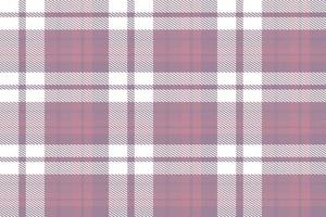 Purple Tartan Pattern Fabric Vector Design Is Woven in a Simple Twill, Two Over Two Under the Warp, Advancing One Thread at Each Pass.