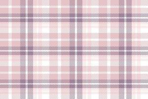 Purple Plaid Pattern Seamless Textile Is Made With Alternating Bands of Coloured  Pre Dyed  Threads Woven as Both Warp and Weft at Right Angles to Each Other. vector