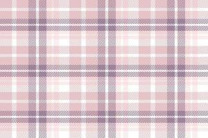 Purple Plaid Pattern Seamless Textile Is Made With Alternating Bands of Coloured  Pre Dyed  Threads Woven as Both Warp and Weft at Right Angles to Each Other. vector