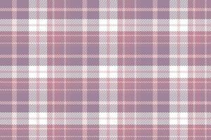 Purple Plaid Pattern Design Texture Is Made With Alternating Bands of Coloured  Pre Dyed  Threads Woven as Both Warp and Weft at Right Angles to Each Other. vector