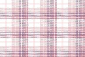 Purple Plaid Pattern Design Texture Is Woven in a Simple Twill, Two Over Two Under the Warp, Advancing One Thread at Each Pass. vector