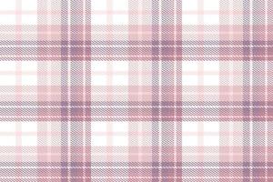 Purple Plaid Pattern Design Texture Is Woven in a Simple Twill, Two Over Two Under the Warp, Advancing One Thread at Each Pass. vector