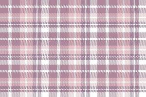 Purple Plaid Pattern Fabric Design Texture Is Made With Alternating Bands of Coloured  Pre Dyed  Threads Woven as Both Warp and Weft at Right Angles to Each Other. vector