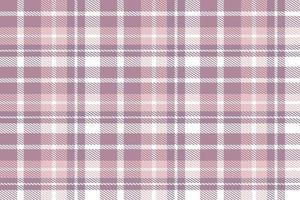 Purple Plaid Pattern Fabric Design Texture Is Made With Alternating Bands of Coloured  Pre Dyed  Threads Woven as Both Warp and Weft at Right Angles to Each Other. vector