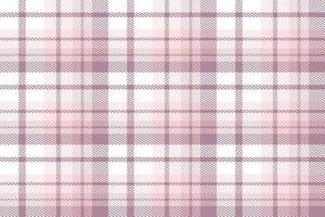 Purple Plaid Pattern Fashion Design Texture Is Woven in a Simple Twill, Two Over Two Under the Warp, Advancing One Thread at Each Pass. vector