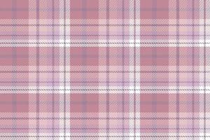 Purple Tartan Plaid Pattern Seamless Textile Is Made With Alternating Bands of Coloured  Pre Dyed  Threads Woven as Both Warp and Weft at Right Angles to Each Other. vector