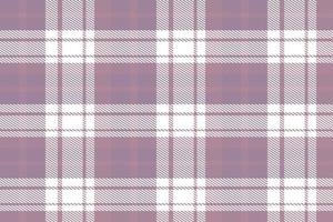 Purple Tartan Plaid Pattern Design Texture Is Made With Alternating Bands of Coloured  Pre Dyed  Threads Woven as Both Warp and Weft at Right Angles to Each Other. vector