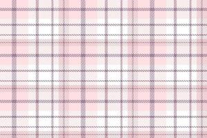 Purple Tartan Plaid Pattern Fabric Design Texture Is Made With Alternating Bands of Coloured  Pre Dyed  Threads Woven as Both Warp and Weft at Right Angles to Each Other. vector