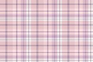 Purple Tartan Plaid Pattern Fabric Design Background Is Made With Alternating Bands of Coloured  Pre Dyed  Threads Woven as Both Warp and Weft at Right Angles to Each Other. vector