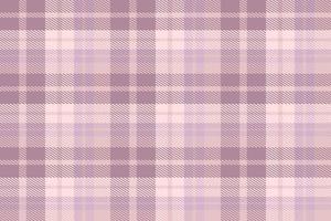 Purple Tartan Plaid Pattern Fabric Design Background Is Woven in a Simple Twill, Two Over Two Under the Warp, Advancing One Thread at Each Pass. vector