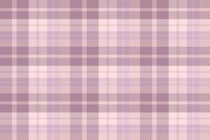 Purple Tartan Plaid Pattern Fabric Design Background Is Woven in a Simple Twill, Two Over Two Under the Warp, Advancing One Thread at Each Pass. vector