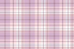 Purple Tartan Plaid Pattern Fabric Vector Design the Resulting Blocks of Colour Repeat Vertically and Horizontally in a Distinctive Pattern of Squares and Lines Known as a Sett. Tartan Is Plaid