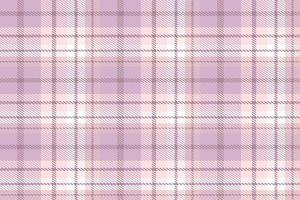 Purple Tartan Plaid Pattern Fabric Vector Design the Resulting Blocks of Colour Repeat Vertically and Horizontally in a Distinctive Pattern of Squares and Lines Known as a Sett. Tartan Is Plaid