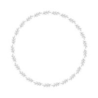 Template frame of spring flowers line art. vector