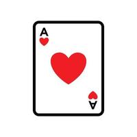 poker card icon vector design template