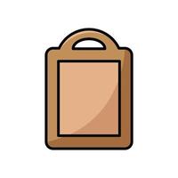 cutting board icon vector design template simple and modern