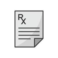 RX icon vector design template simple and modern