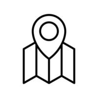 pin locator icon vector design template simple and modern