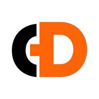 CD, CBD, CDB initial geometric company logo and vector icon