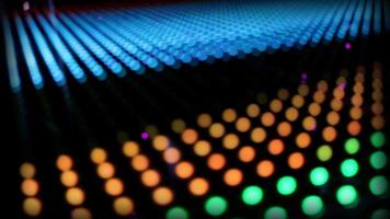 abstrakt Licht Bewegung Muster gemacht von farbig Beleuchtung und führt video