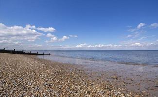 whitstable beach in kent england photo