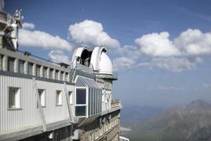 pic du midi mountain peak observatory, pyrenessm france photo