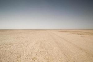 seco lago Sáhara Desierto foto