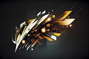 Abstract vector background. Futuristic technology style. Elegant background photo