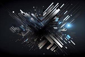 Abstract vector background. Futuristic technology style. Elegant background photo