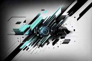 Abstract vector background. Futuristic technology style. Elegant background photo