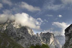 mountains in the picos de europa, spain photo