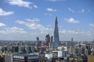 london skyline in summer photo