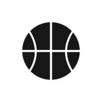 Basketball ball icon isolated on white background vector