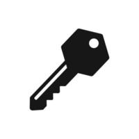 Key icon isolated on white background vector