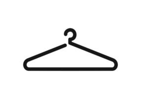 Fashion, clothes, hanger isolated on white background vector