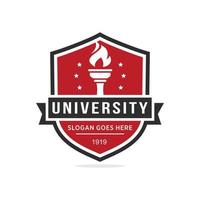 University logo design vector