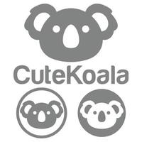 linda kawaii cabeza coala mascota dibujos animados logo diseño icono ilustración personaje vector Arte. para cada categoría de negocio, compañía, marca me gusta mascota comercio, producto, etiqueta, equipo, insignia, etiqueta