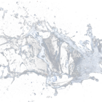 water plons. hoog snelheid fotografie. abstract wit vloeistof. generatief ai. png