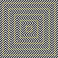 Square illusion, Geometric optical illusion pattern. template for your design vector