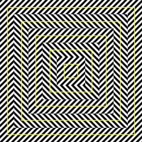 Square illusion, Geometric optical illusion pattern. template for your design vector