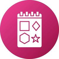 Geometric Shapes Icon Style vector