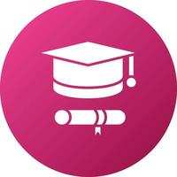 Graduate Icon Style vector