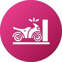 Bike Injury Icon Style vector