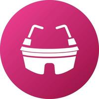 Protective Goggles Icon Style vector