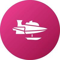 Hydroplane Racing Icon Style vector